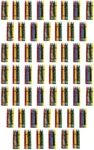 Craytastic! 52 Sets Of 4-PACKS In Cello (208 Count Total Bulk Crayons). Fixed Price $26.00.