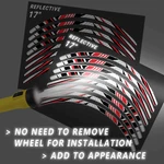SH01 Red 17 Inch Reflective Rim Sticker For Honda CB300R 18 19 20 21 22. Fixed Price $24.73.