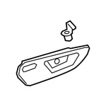 Genuine Mercedes-benz Oe Inside Door Handle 907-760-51-00-9051. Fixed Price $161.30.