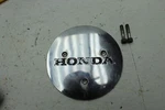 1986 Honda Shadow VT700C (#420) Left Engine Cap Cover. Fixed Price $18.00.
