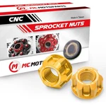 Billet Rear Wheel Sprocket Nuts Gold For Aprilia RSV4 Rr 16 17 18 19 20 21 22. Fixed Price $38.48.