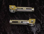 Chrome Pro-tek Pro-lite Driver Foot Pegs Gsxr 600 750 1000 SV650 ZX7R ZX9R ZX12R. Fixed Price $87.95.