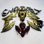 Gold & Red Black Carbon Fiber Fairing Kit +tank For Kawasaki Ninja 650 2017-2019. Fixed Price $406.44.