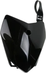 Ufo Front Number Plate Black KA04718-001. Fixed Price $23.70.