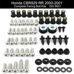Fit For Honda CBR929RR 2000-2001 Complete Fairing Cowling Bolts Kit Nuts Screws. Fixed Price $28.01.
