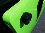 Kawasaki ZZR600 Ninja 636 ZX6R ZX9R ZX12R Black Frame Sliders. Fixed Price $19.95.