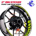Rim Sticker Decals 17 Inch AA02 Set For Aprilia RSV4 Aprc 11-15 12 13 14. Fixed Price $32.33.