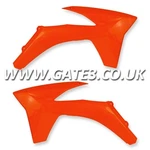 Ktm 150SX 2011-2012 Orange Radiator Scoops Motocross Mx Plastics. Fixed Price $53.57.