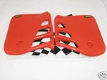 Radiator Shrouds Covers 85 86 87 Honda CR250 Left Right Scoops Orange/red #O42. Fixed Price $74.95.