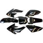 Black Plastics Guard Fairing Fender Kit CRF70 150C 160CC Pit Pro Trail Dirt Bike. Fixed Price $30.74.