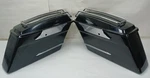 Harley-davidson 2007 Road King Cvo Saddlebags Vivid Black Chrome Trim. Fixed Price $395.00.