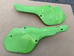1987 Kawasaki Side Number Plates KX250 KX500 Plastic Panels. Fixed Price $49.99.
