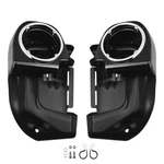 Lower Vented Leg Fairings 6.5" Speaker Box Pods For Harley Touring 1983-2013 Us. Fixed Price $84.50.