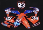 Graphics And Plastic Kit Ktm 2016-2018 125-450 Sx-f Xc-f Tld Race Team. Fixed Price $370.00.