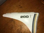 82,83 Yamaha XT-125, XT-200 Right Side Panel, 15A-21721-00-E1. Fixed Price $49.00.