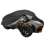 Black, Full Cover, For Can-am Spyder 2014-2022 F3, F3-S, F3-T Models (no Trunk). Fixed Price $68.99.