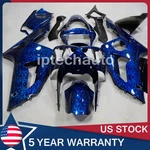 Blue Forged Carbon Fiber Fairings Bodywork Kawasaki Ninja ZX6R 2003-2004 Us. Fixed Price $489.00.