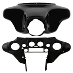 Black Abs Batwing Front Inner Outer Fairing For Harley Electra Glide 1996-2013. Fixed Price $192.41.