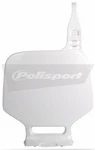Polisport Front Number Plate White 8662300002. Fixed Price $24.99.
