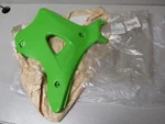 Nos Kawasaki Oem Lh Light Green Engine Shroud 97-98 KX125 & KX250 49089-1133-6W. Fixed Price $199.99.