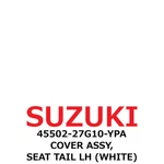 New Suzuki Genuine V-strom 650 Cover Assy, Seat Tail Lh (white) 45502-27G10-YPA. Fixed Price $232.99.