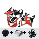 Red Silver Black Fairing Kit For Suzuki 2000-2002 GSXR1000 K1 Injection Bodywork. Fixed Price $447.95.