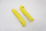 Husqvarna 125-450 Front Fork Guards Oem Hi-vis Yellow Plastic 25001094100DBC M67. Fixed Price $38.25.
