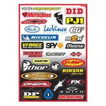 Factory Effex 10-68002 Sponsor Sticker Sheet. Fixed Price $17.30.
