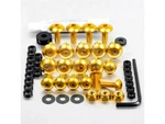 Suzuki Gsxr 1000 2009-2010 K9-L0 Complete Gold Bolt Series Fairing Screw Kit. Fixed Price $41.66.