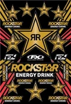 Factory Effex Rockstar Energy Sticker Sheet 15-68702. Fixed Price $27.15.