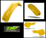 New Yamaha YZ250 YZ490 1984-1985 Yellow Front And Rear Fender Side Panels. Fixed Price $243.59.