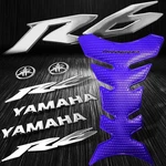 Full Blue Pro Fuel Tank Pad+silver YZF-R6/R6S EMBLEM+8" Logo&letter Grip Sticker. Fixed Price $29.77.