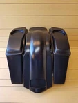 4" Extended Stretched Saddlebags-lids-fender Included For Touring 97-2013. Fixed Price $475.00.