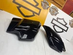 Oem 09-23 Harley Touring Side Covers Fairings Vivid Black. Fixed Price $119.95.