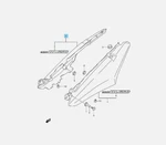 Suzuki Genuine Seat Tail Cover Black 45501-27G10-YAY & 45502-27G10-YAY Set. Fixed Price $624.99.
