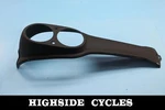 1226 14 Harley-davidson Dyna Black Wrinkle Fuel Tank Console Instrument Panel. Fixed Price $150.00.
