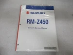Genuine Suzuki Outboard RM-Z450 Owner's Service Manual P/n 99011-28H50-03A. Fixed Price $27.23.