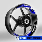 S10B Blue 2-PIECE Wheel Stickers For Ninja 650 13 14 15 16 17 18 19 20 22. Fixed Price $32.46.