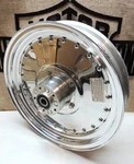 Oem Harley '05 Cvo Fatboy Flstfse Center Line Polished Aluminum Front Wheel 16X3. Fixed Price $789.99.