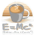 E=MC2 Coffee - Vinyl Decal Sticker Car Window Laptop EBN8964. Fixed Price $5.29.