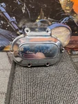 06-17 Harley Fxdl Dyna Low Rider Clutch Side Chrome Transmission Cover 37126-06. Fixed Price $42.00.
