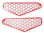 Assault Industries Radiator Side Mesh Grille (pair) - Red Polaris Rzr Pro Xp. Fixed Price $175.00.