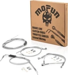 Mofun Harley Throttle/idle Cable Kit/abs Up+low Front Brake Line/clutch. Fixed Price $90.00.
