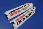 2004 03-04 YZ450F WR250F Fork Guards Pair White Left Right Suspension Protector. Fixed Price $22.99.