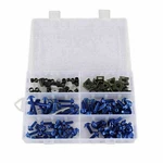 177X Fairing Fender Fastener Kit Body Work Screws Bolts Washers Motorcycle Blue. Fixed Price $23.88.