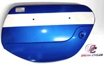 New Old Stock Nos Suzuki Oem Left Side Cover Panel Blue White. Fixed Price $115.89.