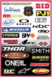 Factory Effex Fx Sponsor Sticker Sheet B 10-68002. Fixed Price $27.15.