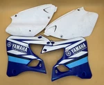 1998-2001 2000 Yamaha YZ125 YZ250 Right & Left Radiator Cover Frame Cowl Plastic. Fixed Price $54.99.