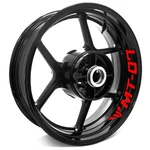 For Yamaha MT07 18-20 19 Racing Rim Wheel Stickers 17 Inch Red. Fixed Price $26.05.