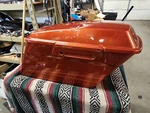 Harley Sedona Orange Rh Right Saddlebag Complete 91199-11DHS. Fixed Price $399.99.